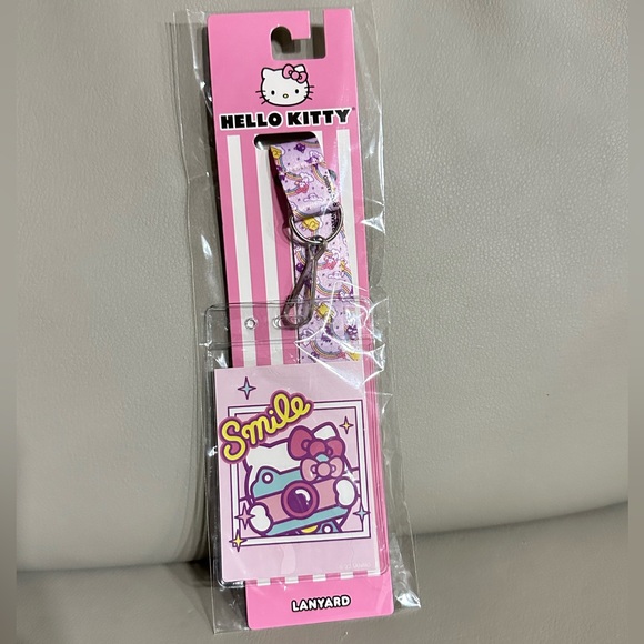 Sanrio Hello Kitty Pink Lanyard Keychain - Picture 1 of 4